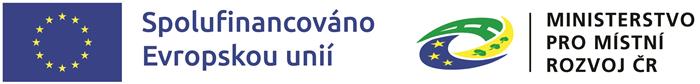 Loga EU a&nbsp;Ministerstvo pro&nbsp;místní rozvoj ČR